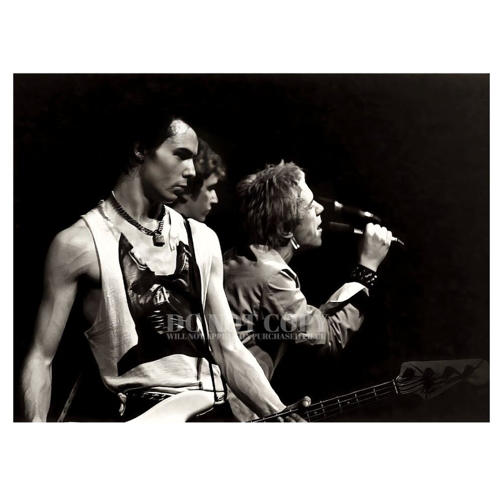 Sex Pistols Photograph 11 X 15 | RARE 1977 Live Portrait | Concert Poster Print